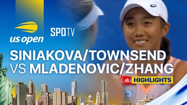 Siniakova (CZE)/Townsend (USA) vs Mladenovic (FRA)/Zhang (CHN) - Highlights | US Open Tennis Championships 2024 - Women's Doubles Semifinal