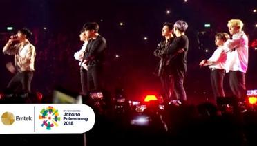 WOW! iKON Bikin Histeris Penonton dengan Lagu Rhytm Ta | Closing Ceremony Asian Games 2018