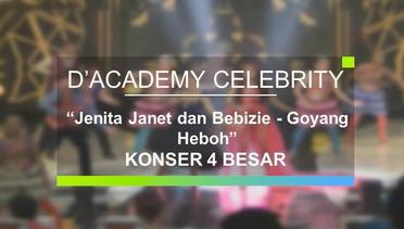Jenita Janet dan Bebizie - Goyang Heboh (Konser 4 Besar D'Academy Celebrity)