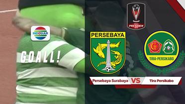 GOAL! JEBRET !! Tendangan Penalti Ciamik Lizio-Surabaya Merobek Gawang Tira Kabo. 2-1 Untuk Persebaya - Piala Presiden