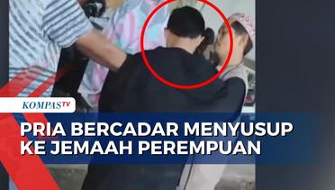 Polisi Tangkap Pria Bercadar Menyusup ke Jemaah Perempuan di Masjid Makassar