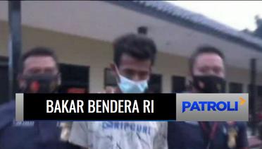 Polres Lampung Timur Tangkap Pria Pembakar Bendera Merah Putih yg Viral di Medsos | Patroli