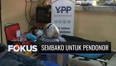Dukung Kegiatan Donor Darah Karang Taruna di Jakbar, YPP Bagikan Sembako ke Pendonor | Fokus