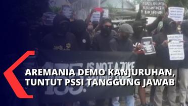 Aremania Kembali Demo Sampaikan 9 Tuntutan, Salah Satunya Minta PSSI Tanggung Jawab!