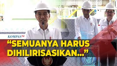 [FULL] Jokowi Resmikan Ekspansi PT Smelting di Gresik: Semuanya Harus Dihilirisasikan