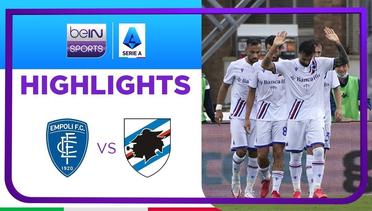 Match Highlights | Empoli 0 vs 3 Sampdoria | Serie A 2021/2022
