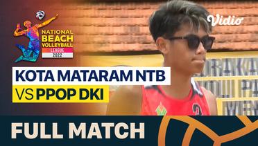 Full Match | Semifinal - Putra (4x4): Kota Mataram NTB vs PPOP DKI | National Beach Volleyball League 2022