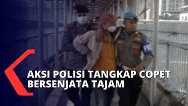 Polisi Kepung Pencopet Bersenjata Tajam yang Aksinya Kepergok di Halte Transjakarta Semanggi!
