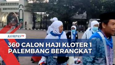 360 Calon Haji Kloter 1 Embarkasi Palembang Diberangkatkan ke Tanah Suci