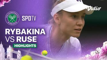 E. Rybakina (KAZ) vs E. Ruse (ROU) - Highlights | Wimbledon 2024 - Ladies Singles