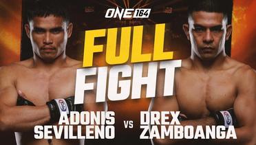 Adonis Sevilleno vs. Drex Zamboanga | ONE Championship Full Fight