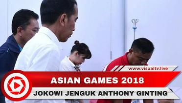 Momen Anthony Sinisuka Ginting Cedera, Presiden Jokowi Langsung Menjenguk dan Beri Apresiasi Tinggi