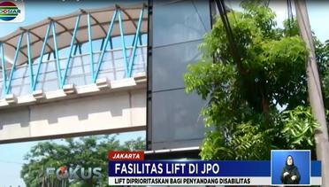 Fasilitas Lift Lengkapi JPO di Jalan Tubagus Angke - Fokus
