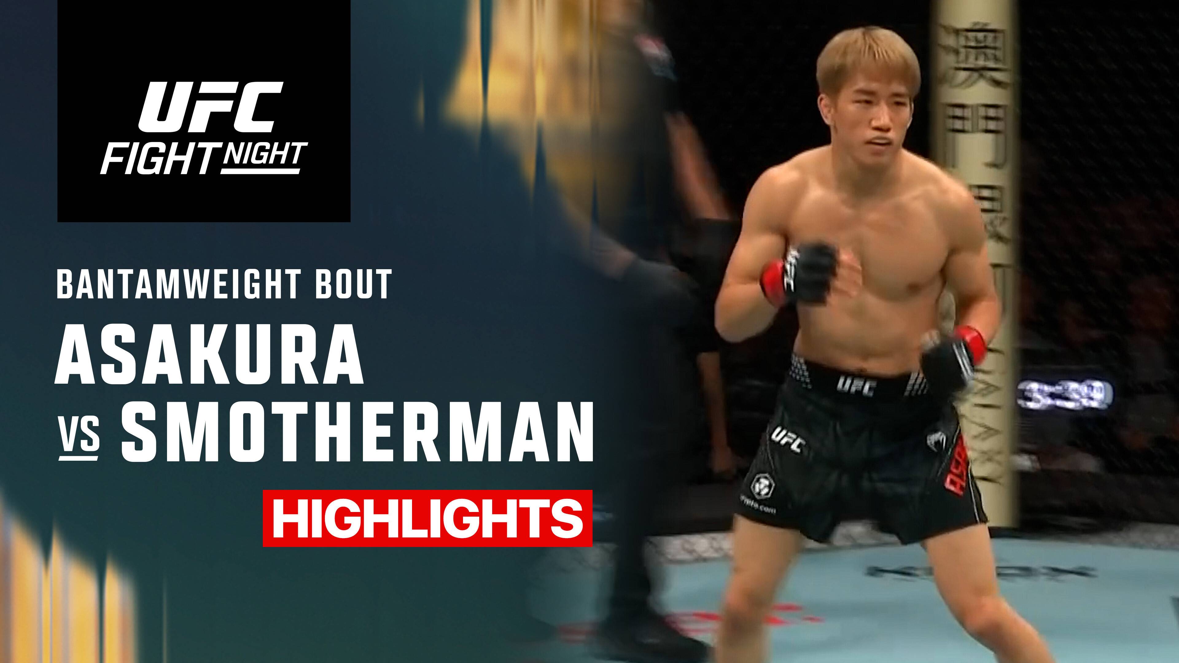 Kai Asakura vs Cameron Smotherman - Bantamweight | UFC Fight Night