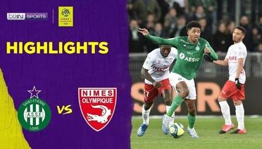 Match Highlight | Saint Etienne 2 vs 1 Nimes Olympique | France Ligue 1 2020