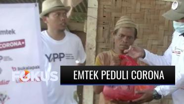 Suasana Haru Warnai Pembagian Sembako oleh Emtek Peduli Corona di Sukabumi, Jawa Barat