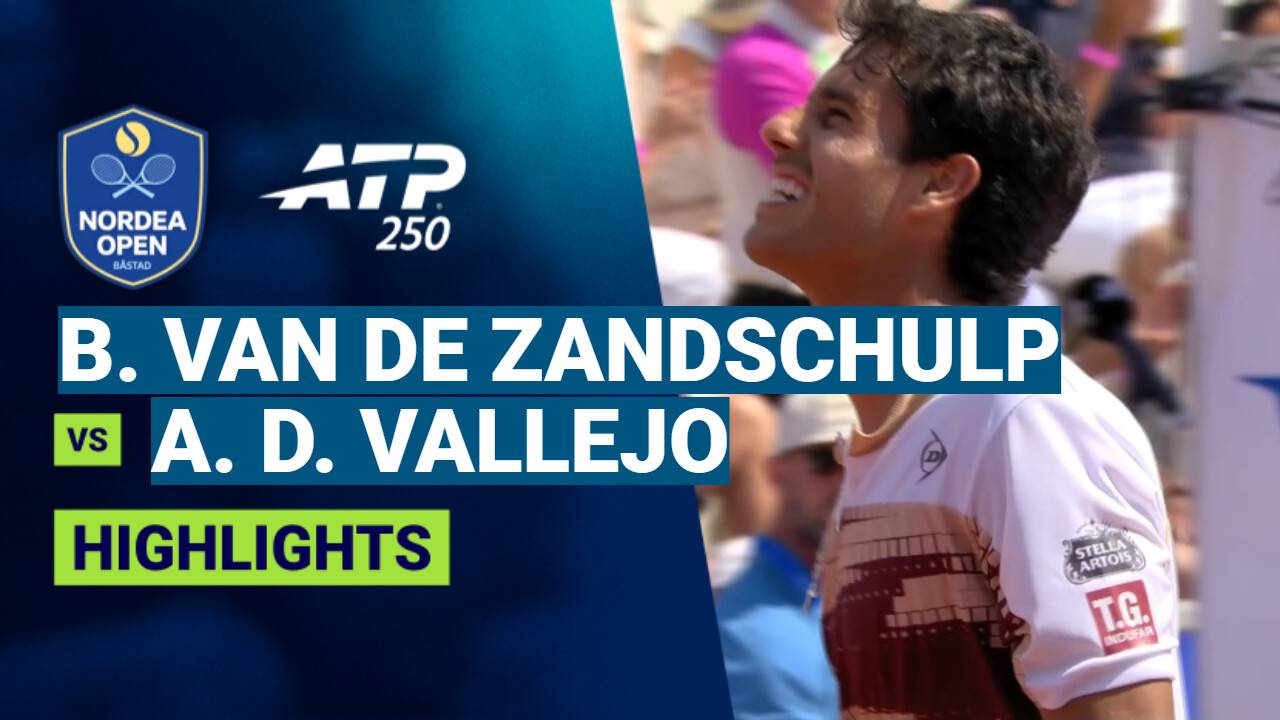 Botic van de Zandschulp vs Adolfo Daniel Vallejo - Round 2 | ATP 250: Nordea Open 2026