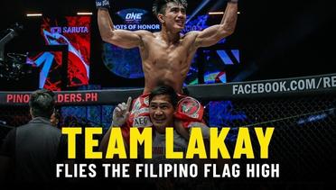 Team Lakay Flies The Filipino Flag High
