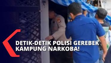 Lima  Pengguna Narkoba Ditangkap saat Polisi Gerebek Kampung Narkoba di Tanjung Priok!