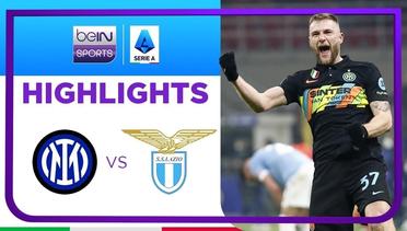 Match Highlights | Inter Milan 2 vs 1 Lazio | Serie A 2021/2022