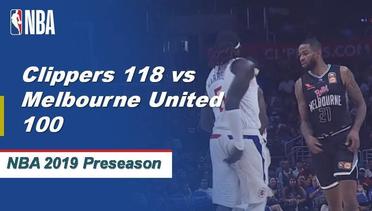 NBA | Cuplikan Pertandingan: Clippers 118 vs Melbourne United 100 | 2019 NBA Preseason