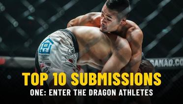 Top 10 Submissions From ONE: ENTER THE DRAGON Athletes | ONE Highlights