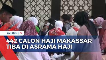 442 Calon Haji Makassar Tiba di Asrama Haji Sudiang