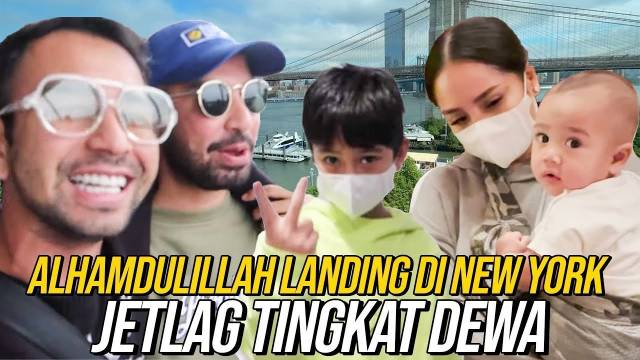 RAFFI NAGITA NGINEP DI HOTEL MEWAH DGN BEST VIEW NEWYORK,CIPUNG JETLAG,RAFFI KABUR NONTON US OPEN