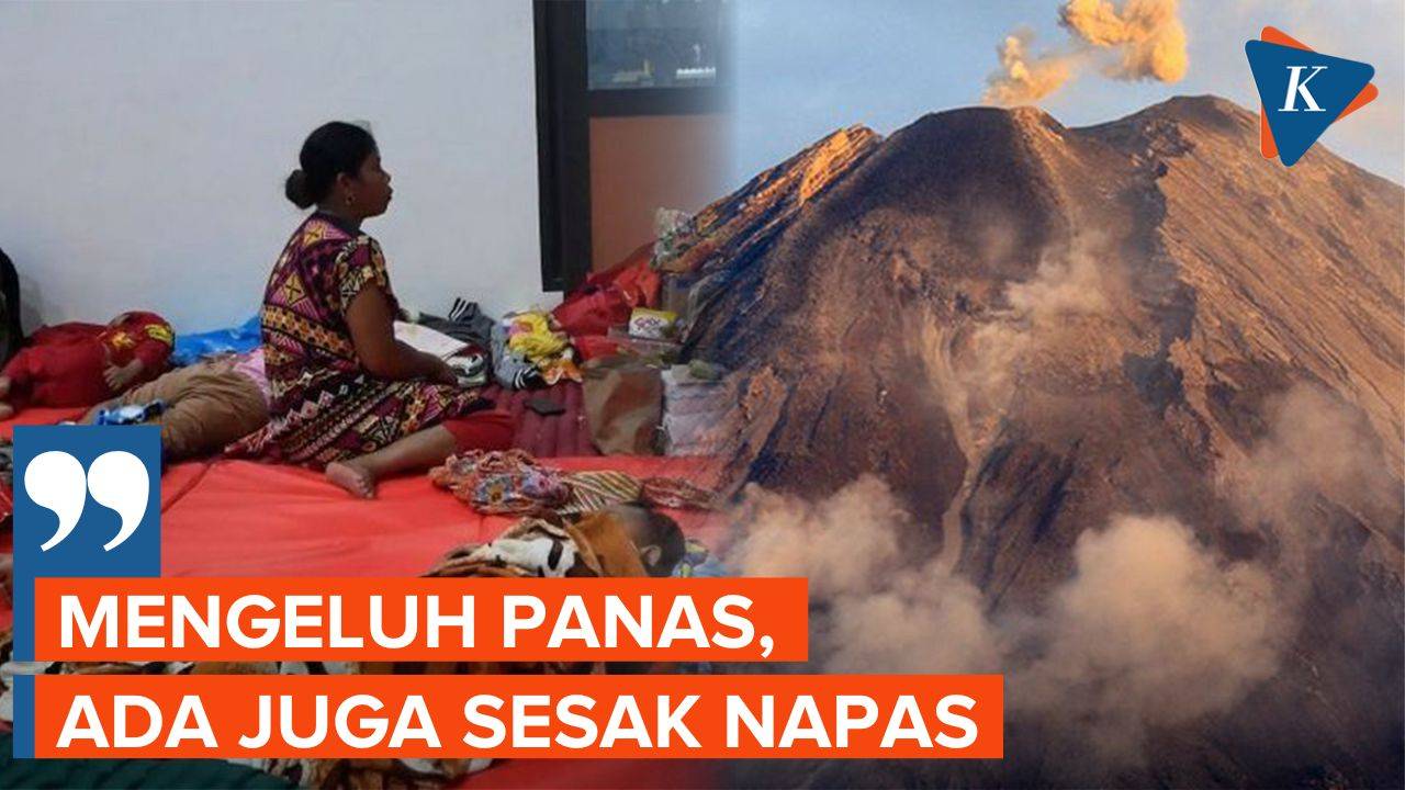 Pengungsi Erupsi Semeru Mulai Terserang Penyakit Kompascom Vidio