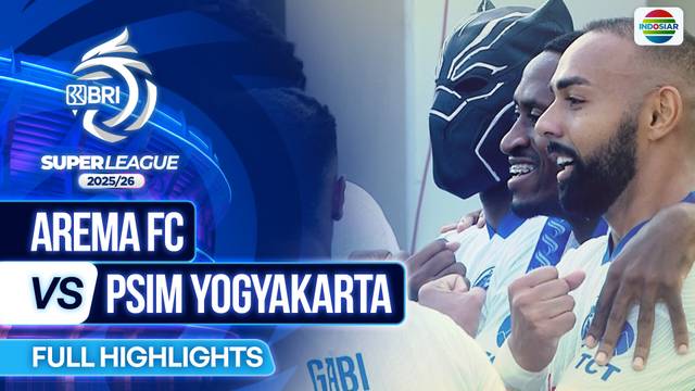 Arema FC VS PSIM Yogyakarta - Full Highlights | BRI Super League 2025/26