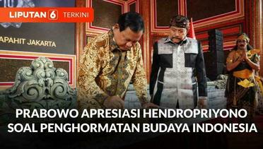 Prabowo Apresiasi Inisiatif Hendropriyono soal Penghormatan Terhadap Budaya Indonesia | Liputan 6