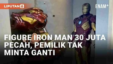Viral Action Figure Iron Man Rp 30 Juta Pecah Diduga Dijatuhkan Pengunjung Anak, Respon Pemilik Tuai Pujian