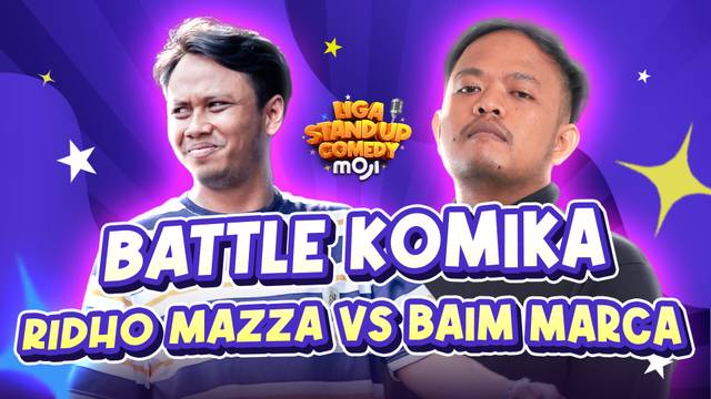 Ridho Maza (Tangsel) vs Baim Marca (Jaktim) | Liga Stand Up Comedy Moji Episode 14