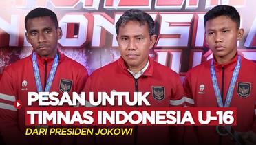 Pesan dan Bentuk Dukungan Presiden Jokowi untuk Timnas Indonesia U-16