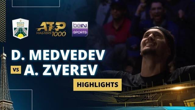 D. Medvedev vs A. Zverev - Highlight | ATP 1000: Rolex Paris Masters 2025