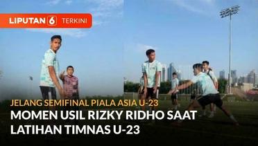 Intip Keseruan Latihan Timnas U-23 dan Usilnya Rizky Ridho | Liputan 6