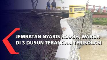 Jembatan Nyaris Roboh, Warga  di 3 Dusun Terancam Terisolasi