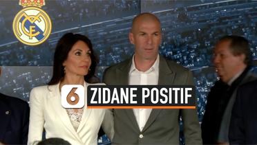 Pelatih Real Madrid Zinedine Zidane Positif Covid-19