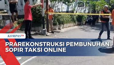 Polisi Gelar Pra-Rekonstruksi Pembunuhan Sopir Taksi Online, Mobil Korban Turut Dihadirkan!