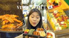 KOREA TRAVEL : PASAR TRADISIONAL UNIK DI SEOUL, TONGIN MARKET! BELANJA MAKANAN PAKAI KOIN JADOEL KOREA!