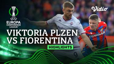 Viktoria Plzen vs Fiorentina - Highlights | UEFA Europa Conference League 2023/24 - Quarter Final
