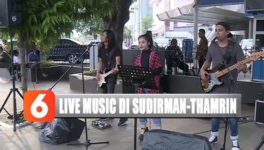 Hibur Warga di Jam Pulang Kerja, Pemprov DKI Suguhkan Live Music di Trotoar Sudirman-Thamrin - Liputan 6 Pagi