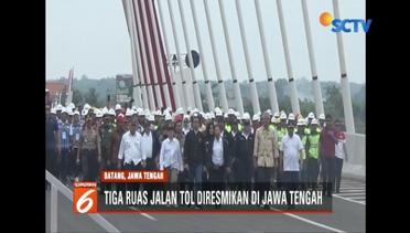 Presiden Jokowi Resmikan 4 Jalan Tol di Jatim dan Jateng – Liputan6 Pagi