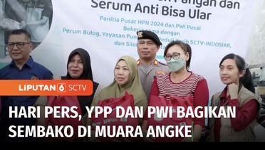 Peringati Hari Pers Nasional, YPP dan PWi Bagikan Ratusan Paket Sembako di Muara Angke | Liputan 6