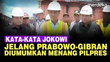Tanggapan Jokowi Jelang Prabowo-Gibran Diumumkan Sebagai Pemenang Pilpres di KPU Hari ini