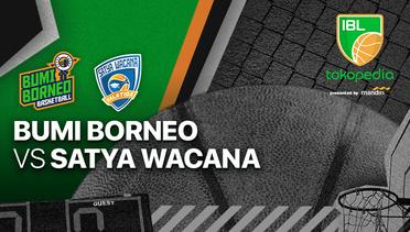 Full Match | Bumi Borneo Pontianak vs Satya Wacana Salatiga | IBL Tokopedia 2022
