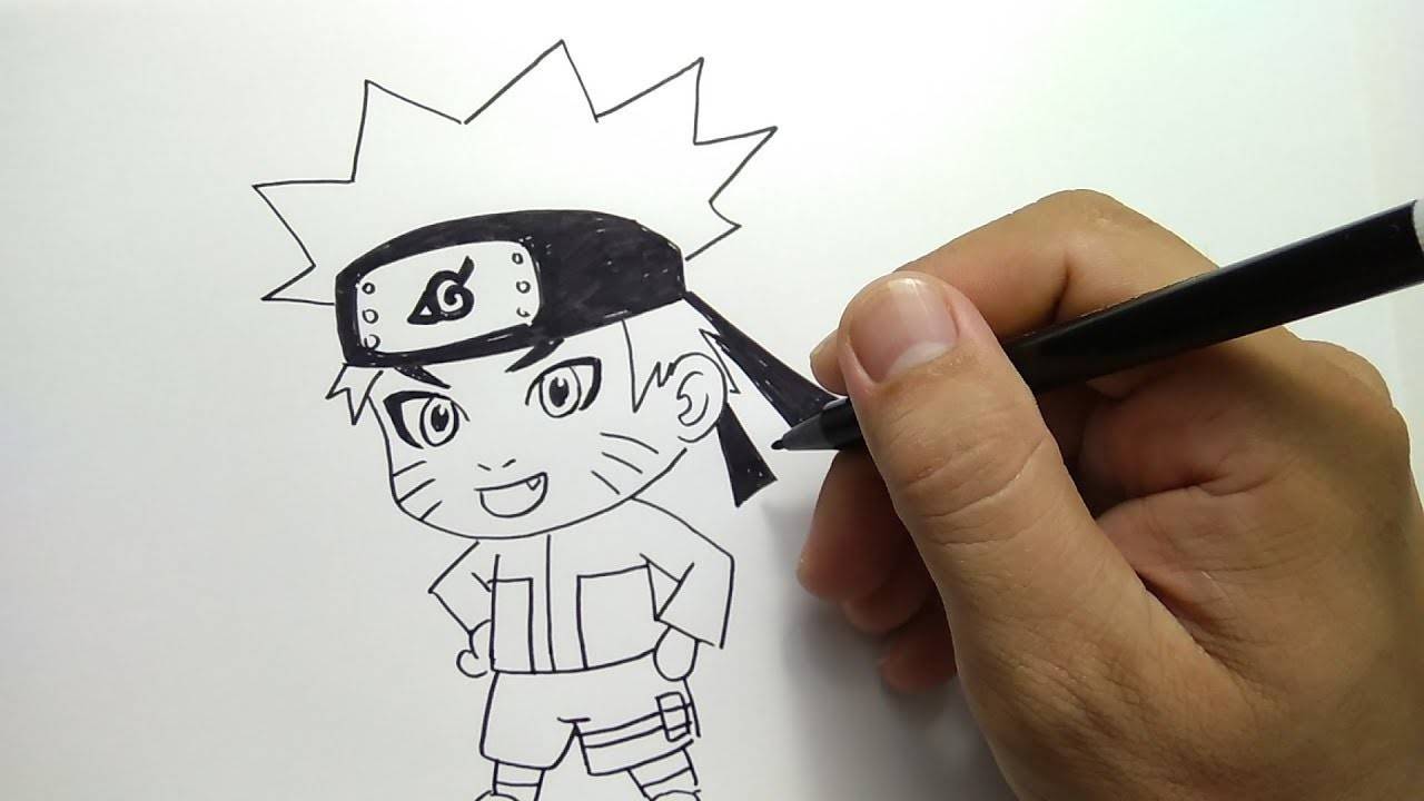 Aprenda a desenhar o Naruto passo a passo  Sketsa, Ilustrasi karakter,  Sketsa anime