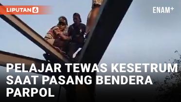 Tragis! Remaja di Lampung Tewas Tersetrum Saat Pasang Bendera Parpol