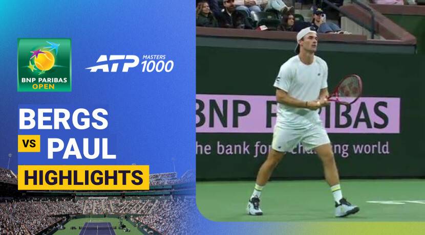 Zizou Bergs vs Tommy Paul - Round 2 | ATP 1000: BNP Paribas Open 2026