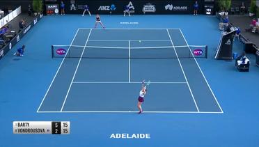 Match Highlight | Asleigh Barty 2 vs 0 Marketa Vondrousova | WTA Adelaide International 2020